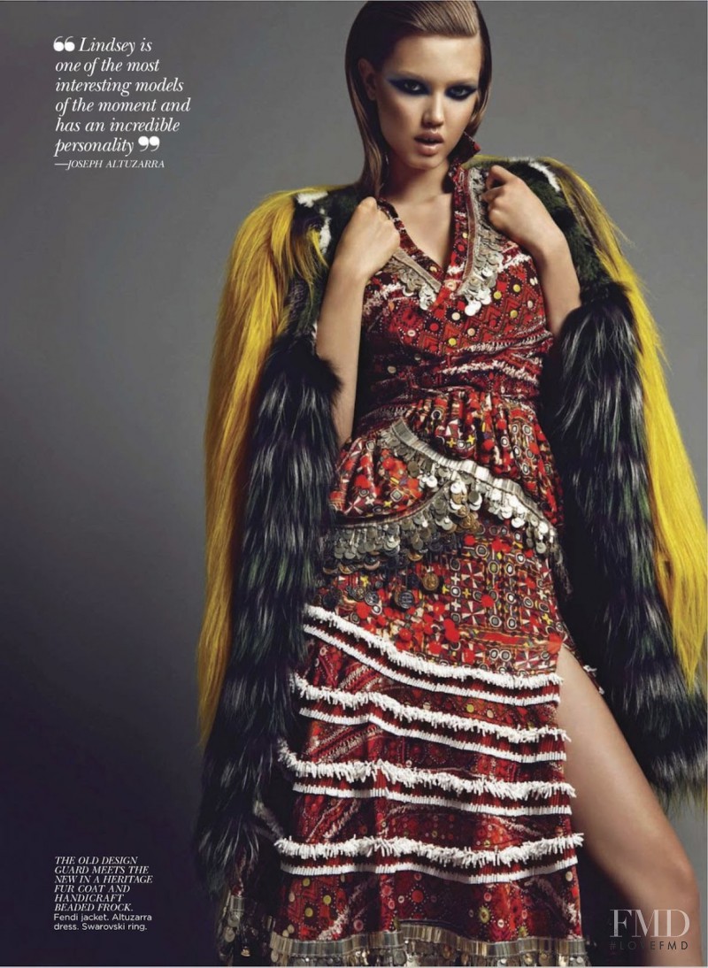 Lindsey Wixson featured in Shooting Star, September 2012