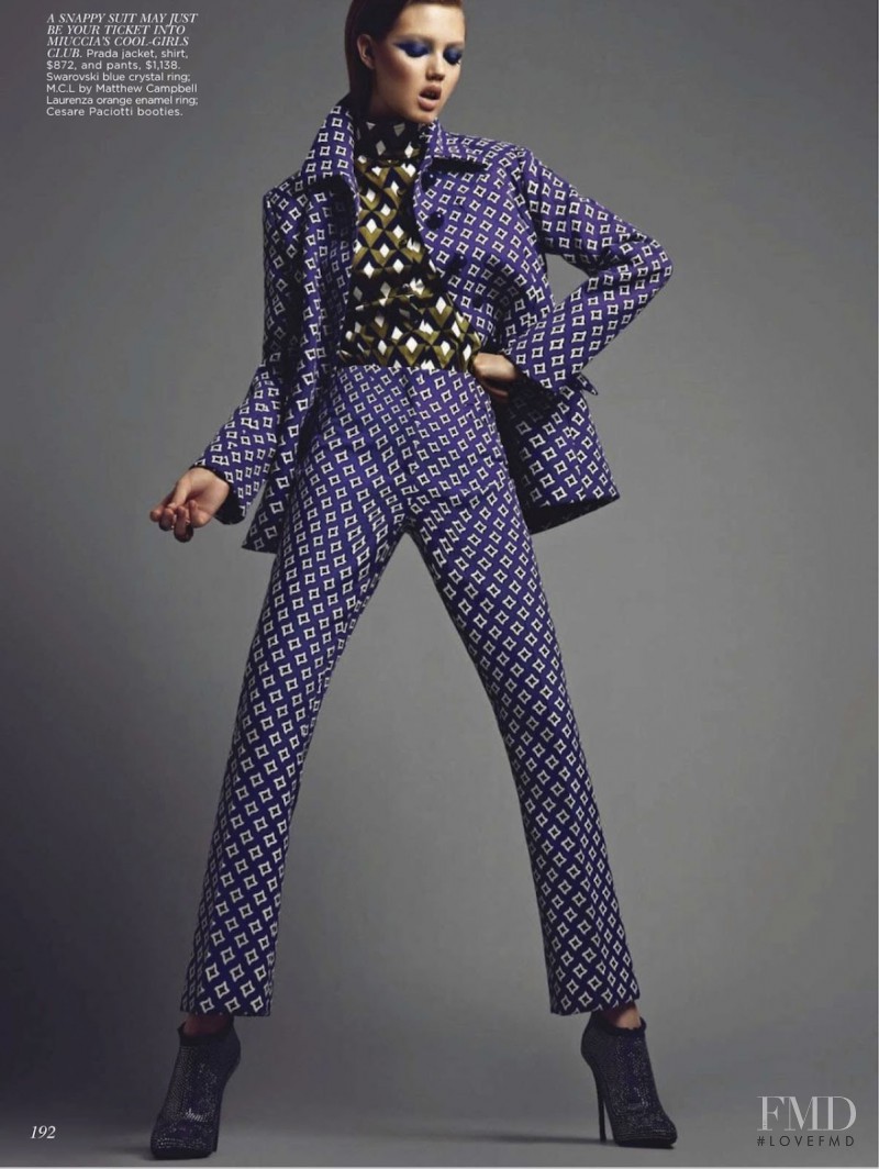 Lindsey Wixson featured in Shooting Star, September 2012