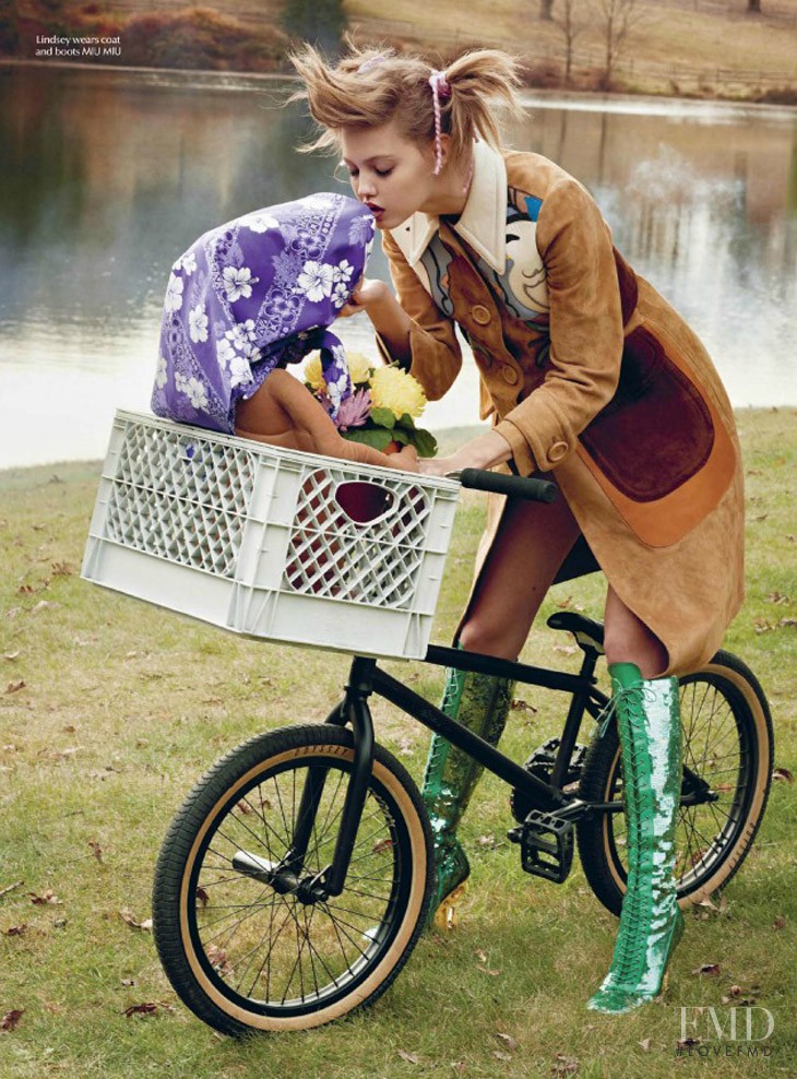 Lindsey Wixson featured in E.T. A Tale Of Friendship And Loss, February 2014