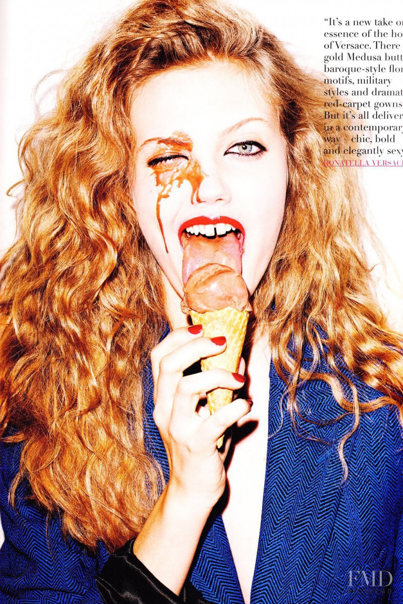 Lindsey Wixson featured in Ice Hot!, August 2011