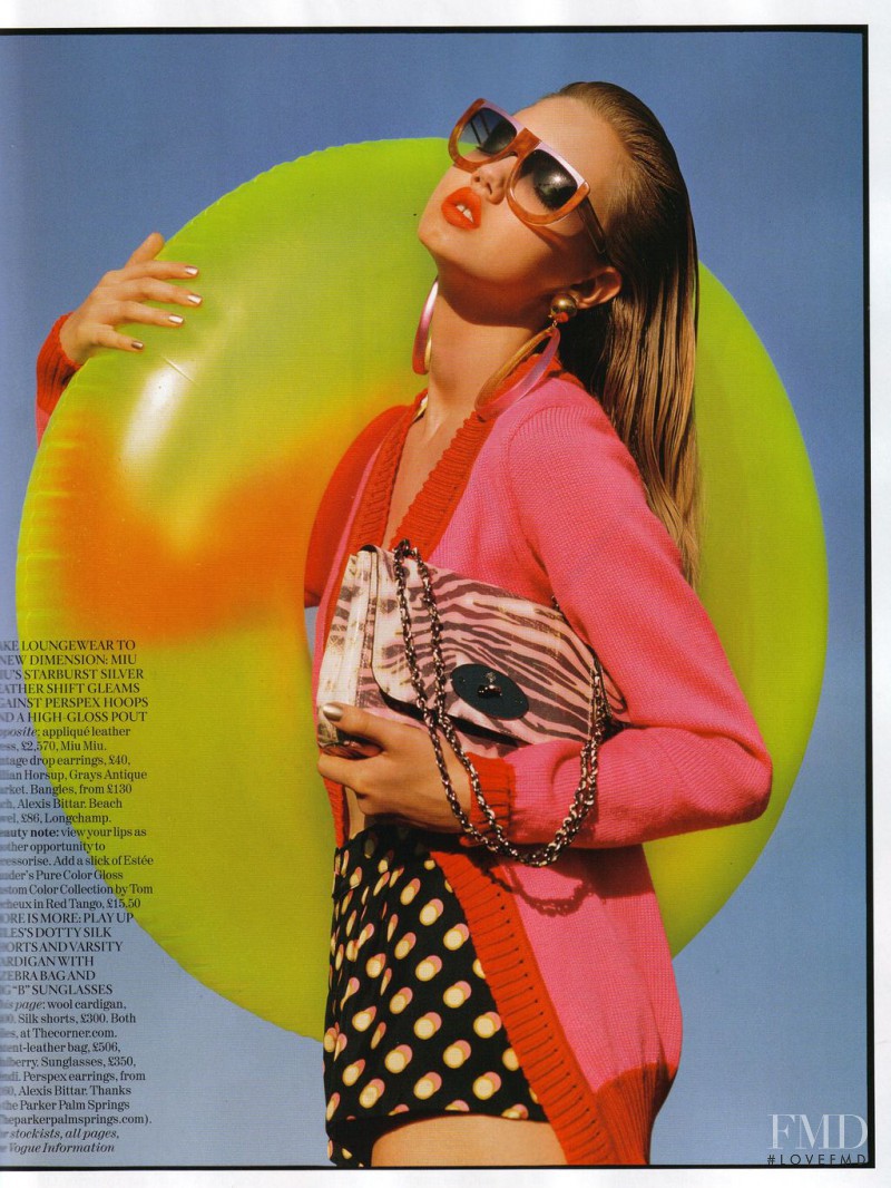 Lindsey Wixson featured in Pool Party, April 2011