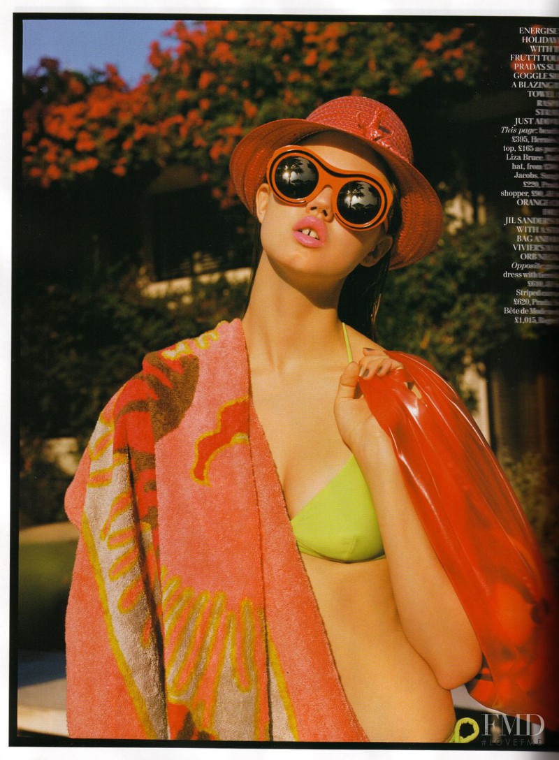 Lindsey Wixson featured in Pool Party, April 2011