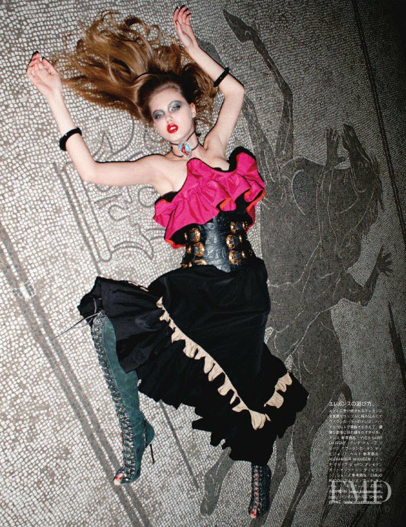 Lindsey Wixson featured in Spaghetti Western, June 2011