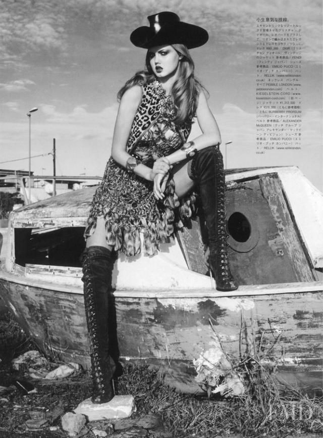 Lindsey Wixson featured in Spaghetti Western, June 2011