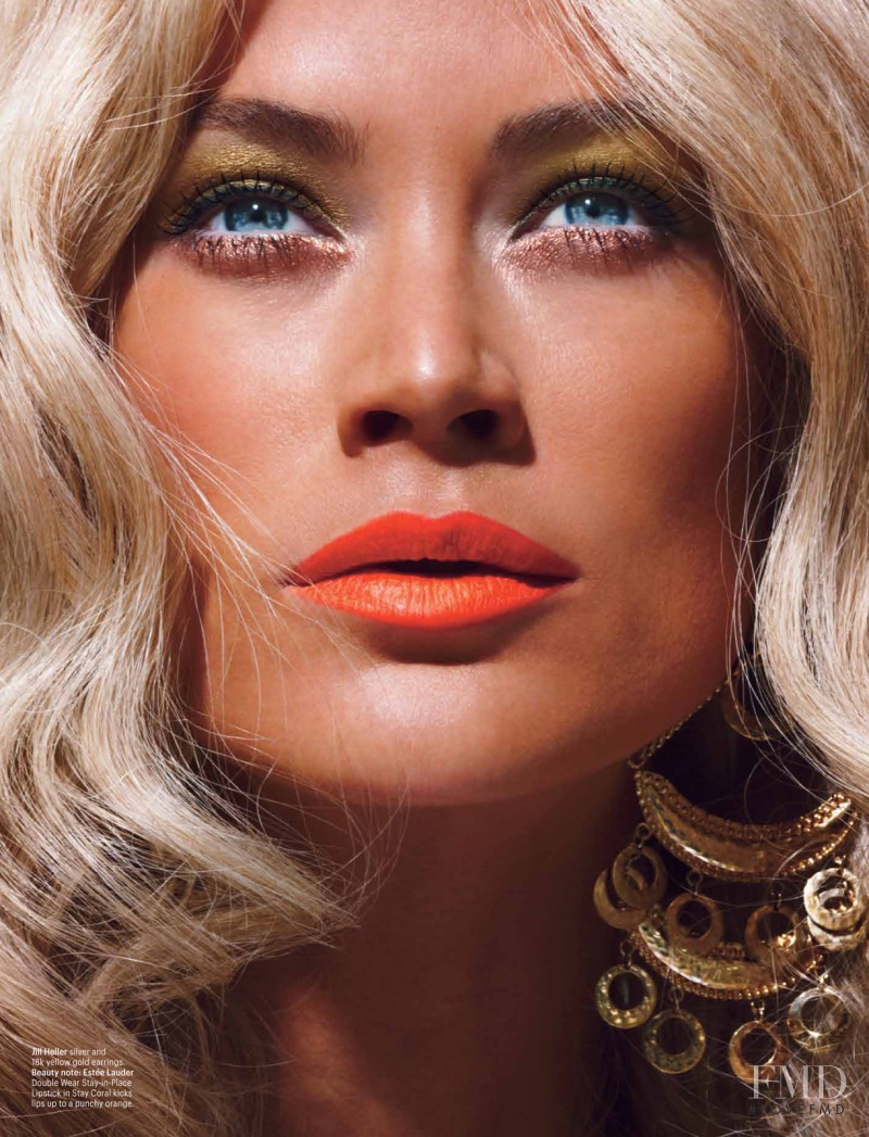 Carolyn Murphy featured in Gold Digger, April 2012