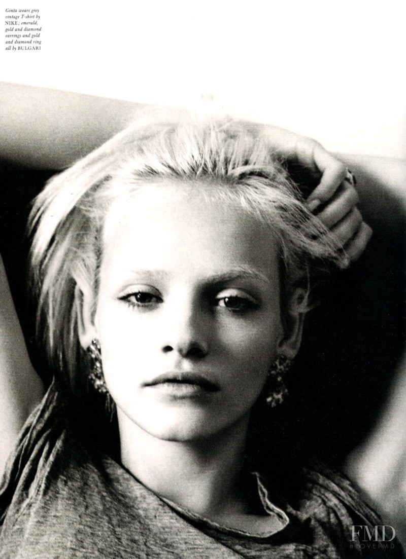 Ginta Lapina featured in Fash Your Face In My Skin, February 2010