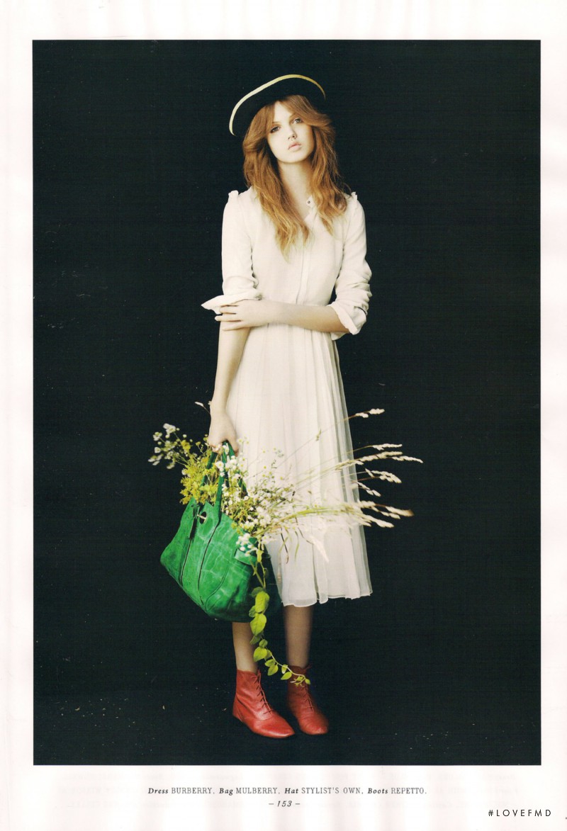 Lindsey Wixson featured in Wander Bird, September 2009