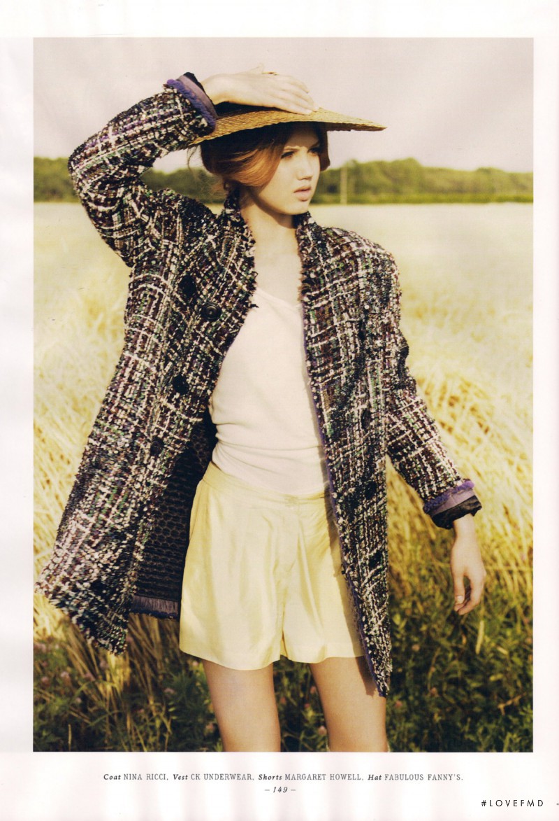 Lindsey Wixson featured in Wander Bird, September 2009