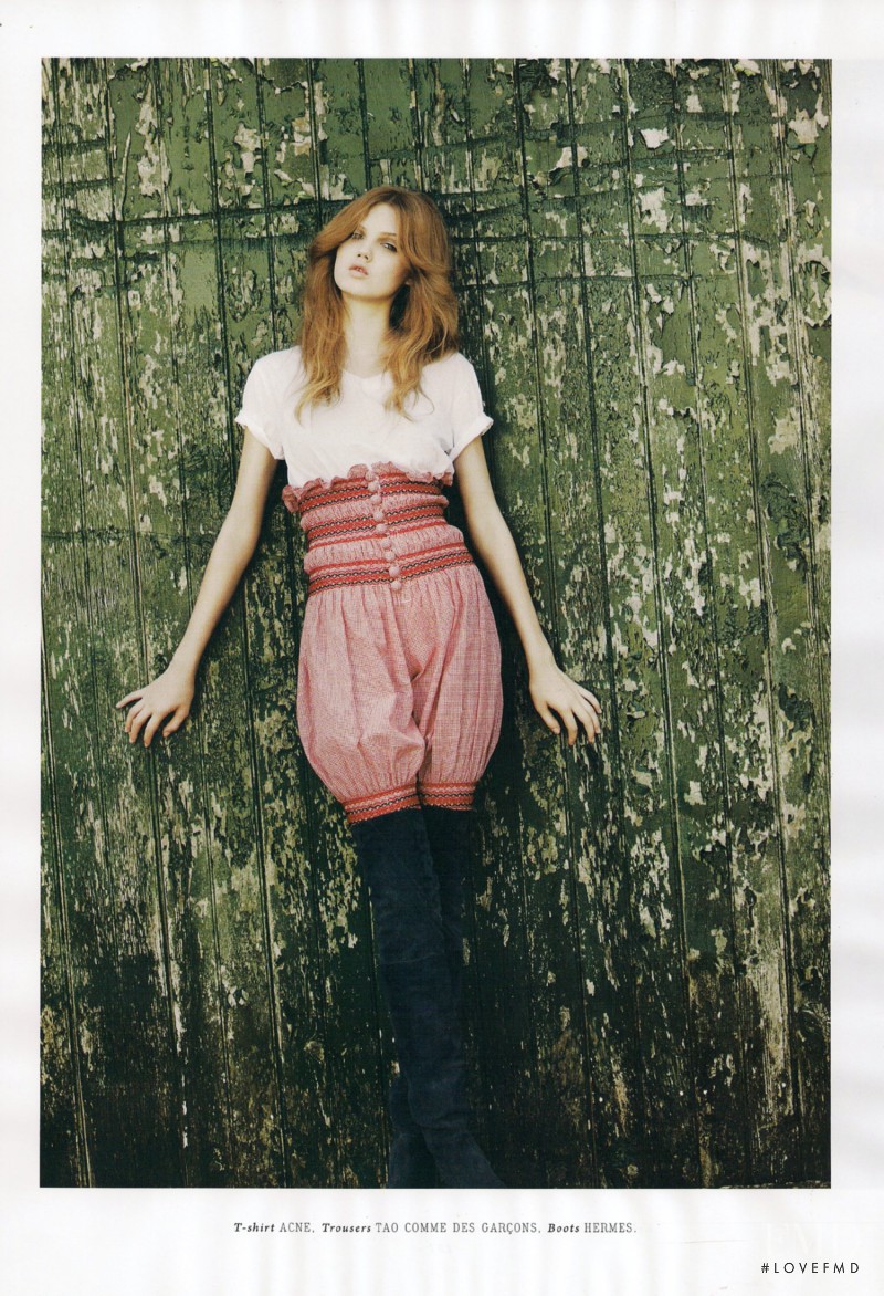 Lindsey Wixson featured in Wander Bird, September 2009