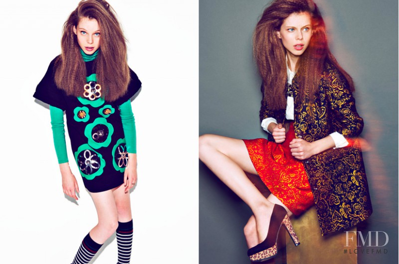 Agnieszka Pulapa featured in New Looks, September 2012