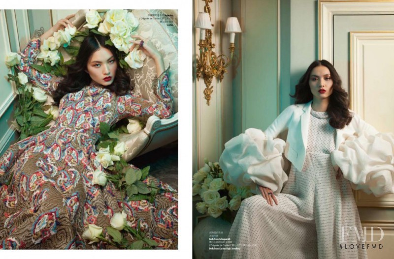 Ling Yue Zhang featured in Floral Wonderland, May 2014