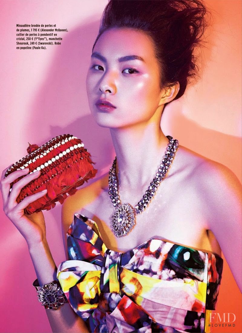 Ling Yue Zhang featured in China Girl, March 2014