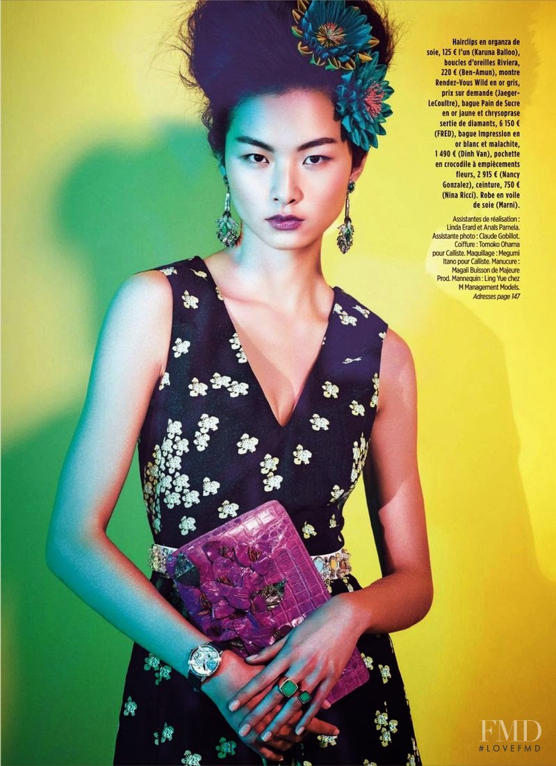 Ling Yue Zhang featured in China Girl, March 2014