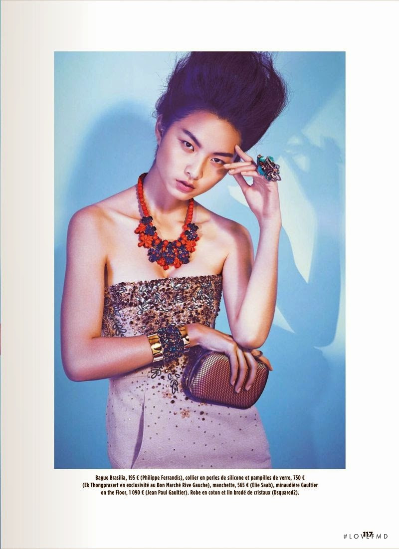 Ling Yue Zhang featured in China Girl, March 2014