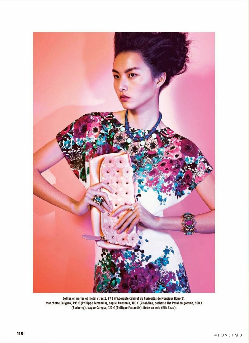 Ling Yue Zhang featured in China Girl, March 2014