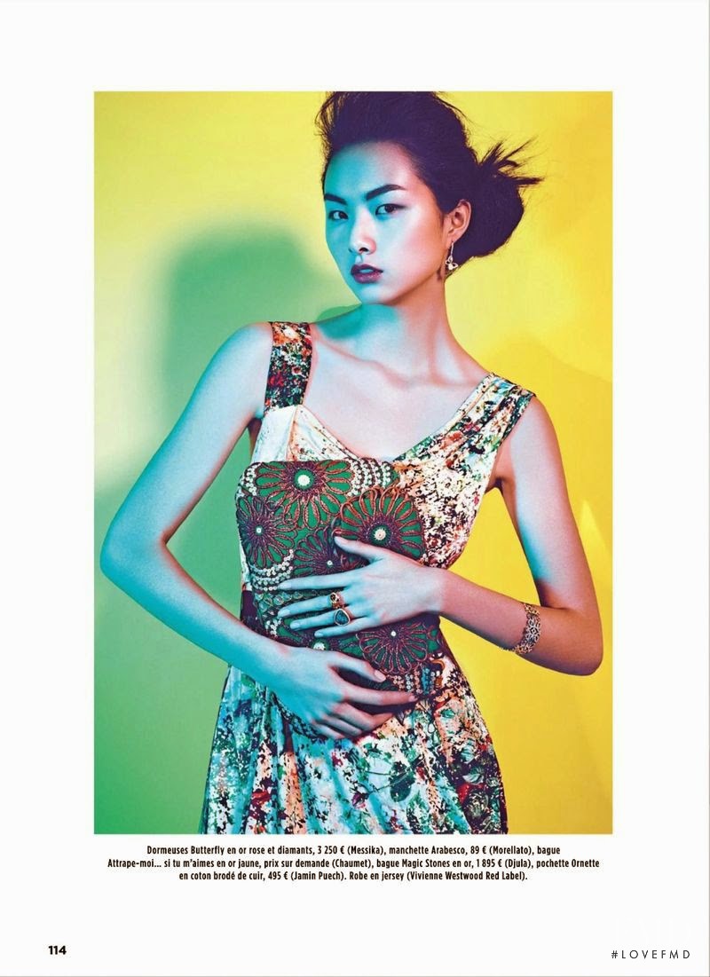 Ling Yue Zhang featured in China Girl, March 2014