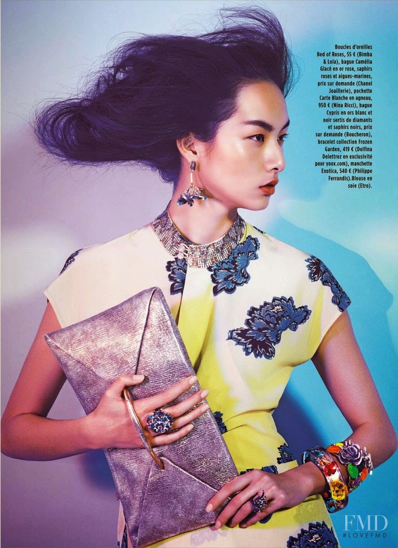 Ling Yue Zhang featured in China Girl, March 2014