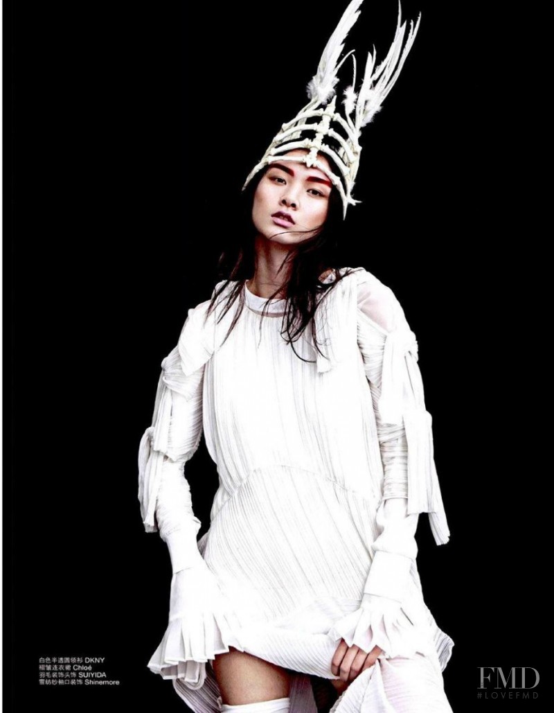 Ling Yue Zhang featured in White World, July 2014