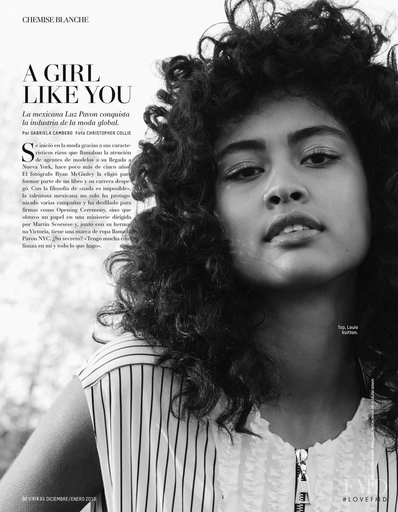 Luz Pavon featured in A Girl Like You, December 2015