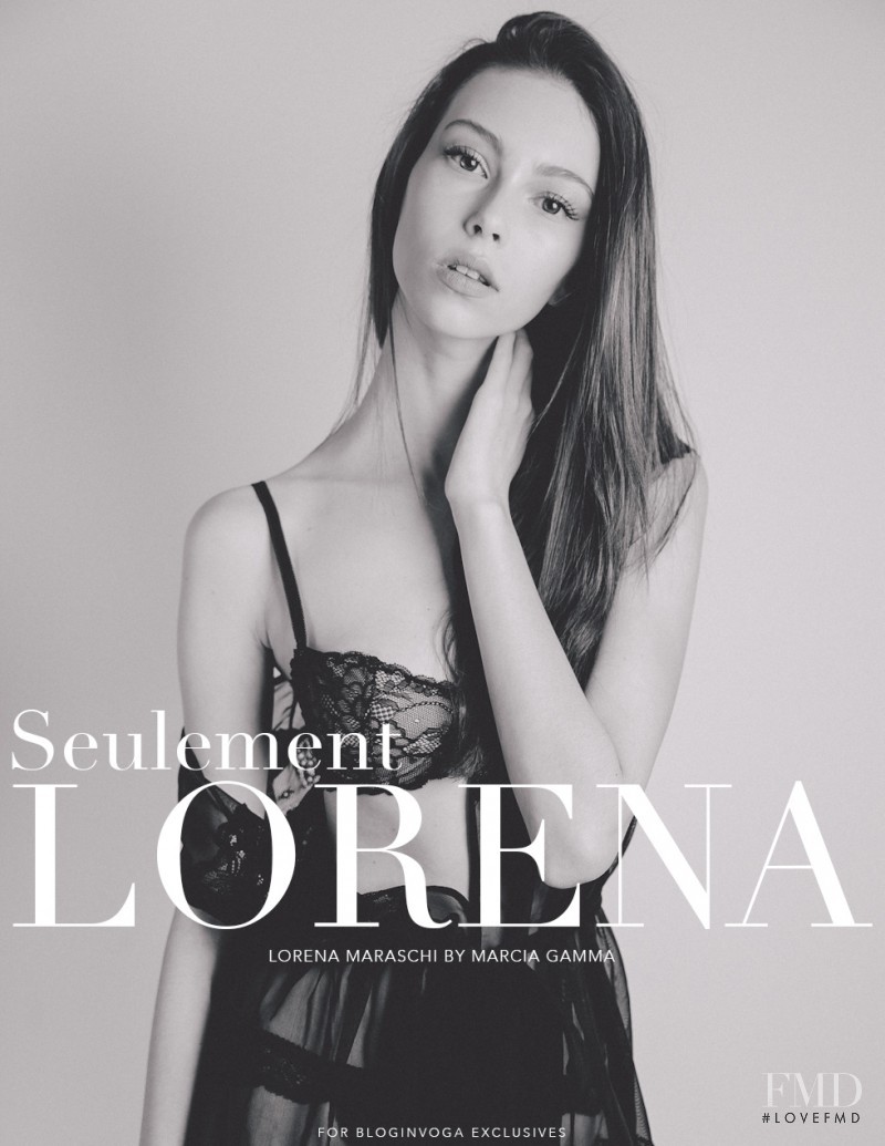Lorena Maraschi featured in Seulement Lorena, August 2015