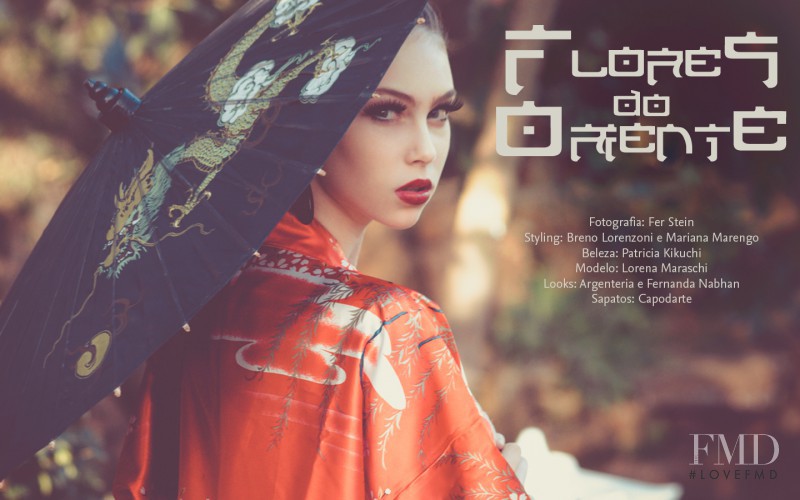 Lorena Maraschi featured in Flores do Oriente, December 2012