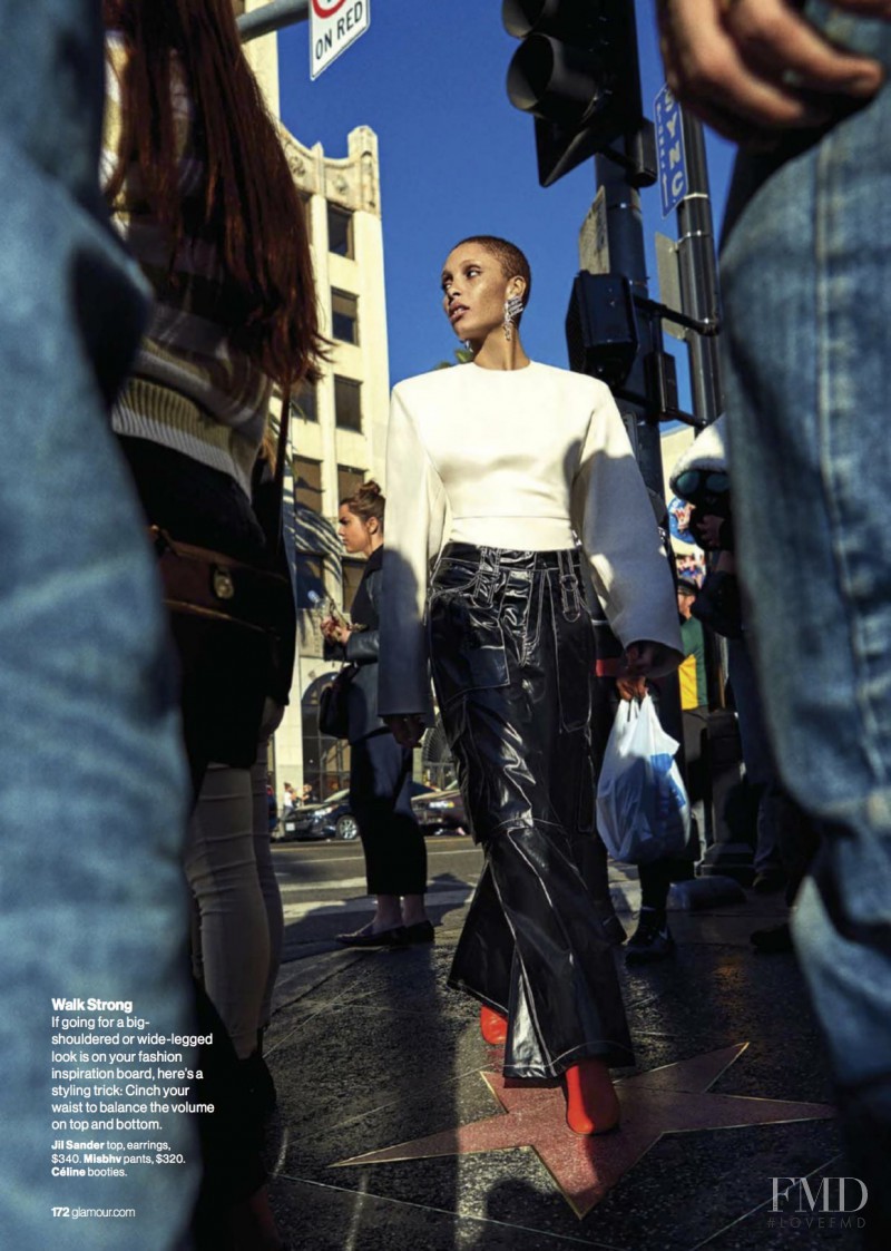 Adwoa Aboah featured in Work Your Look, March 2017