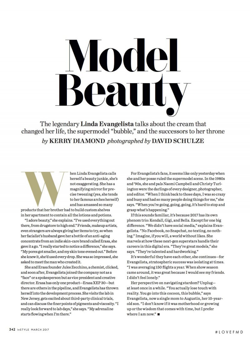 Model Beauty, March 2017