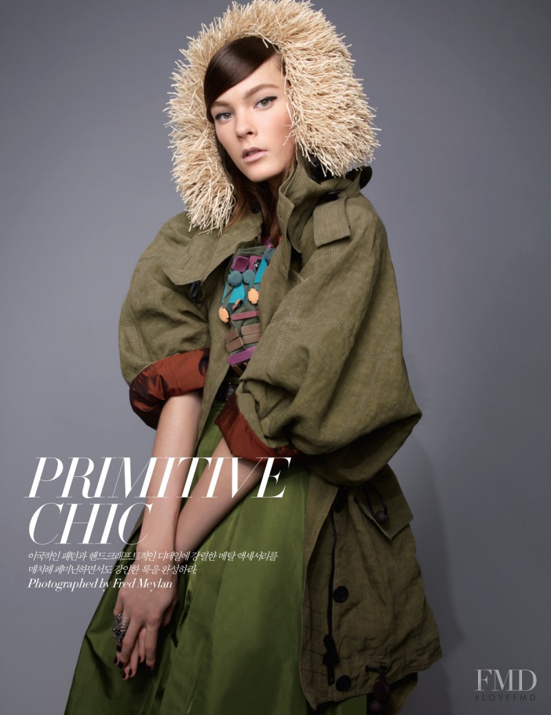 Irina Kulikova featured in Primitive Chic, March 2012