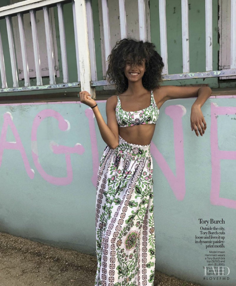 Imaan Hammam featured in Show of Strength, March 2017