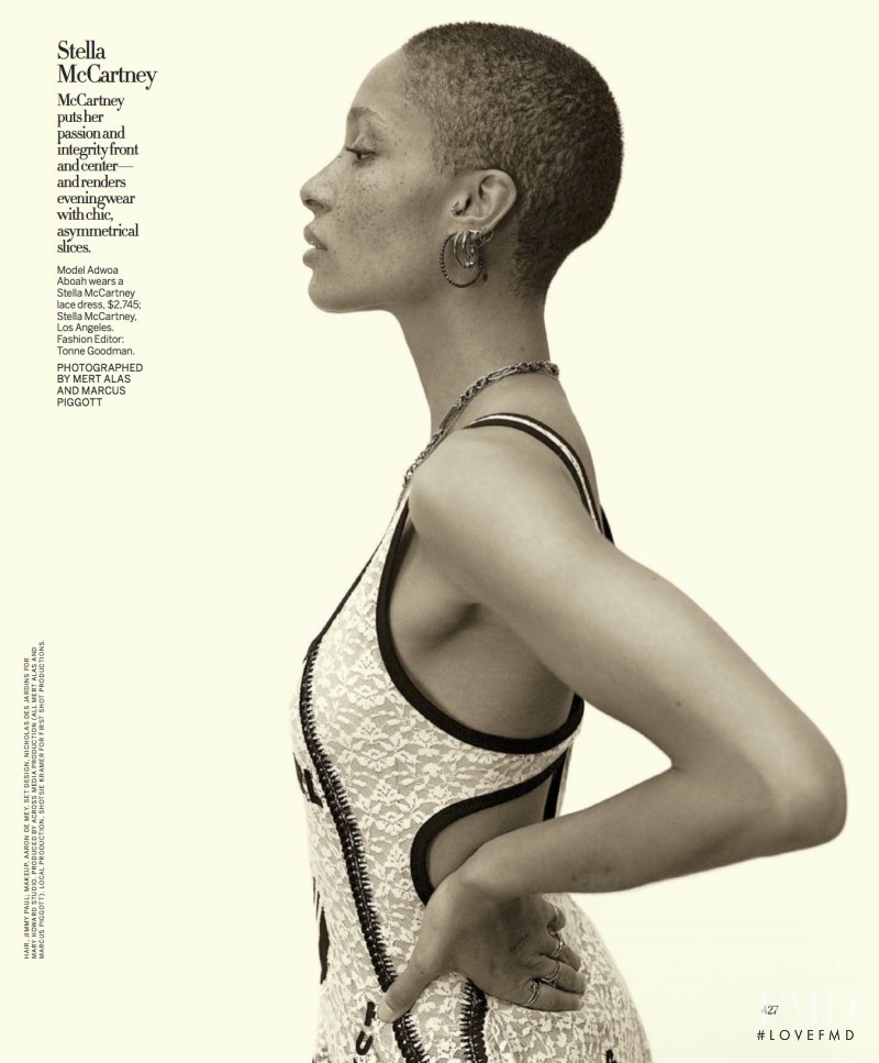 Adwoa Aboah featured in Show of Strength, March 2017