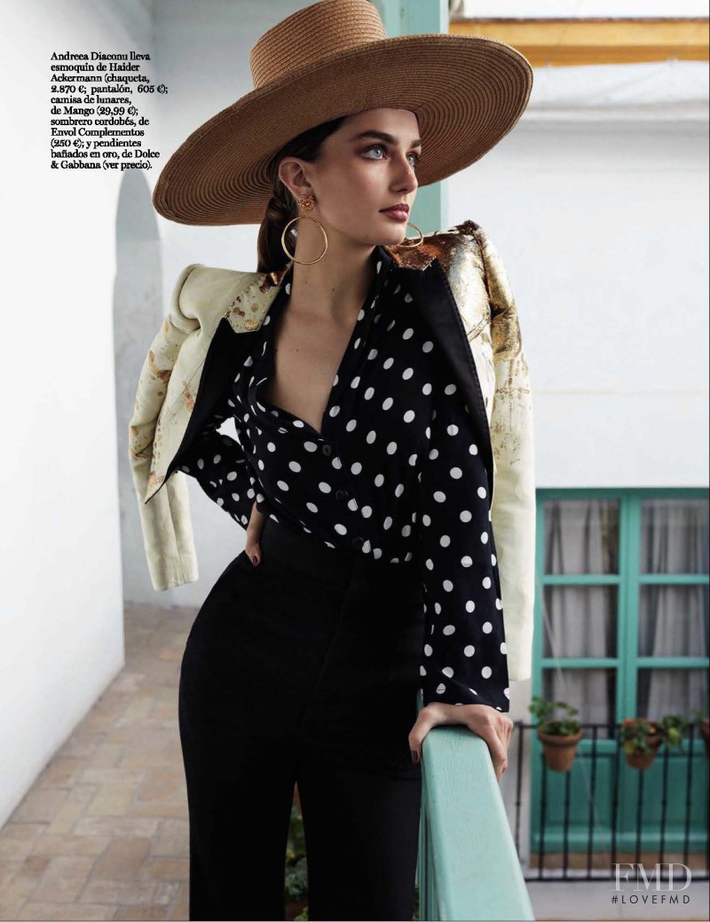 Andreea Diaconu featured in De Pura Raza, March 2017