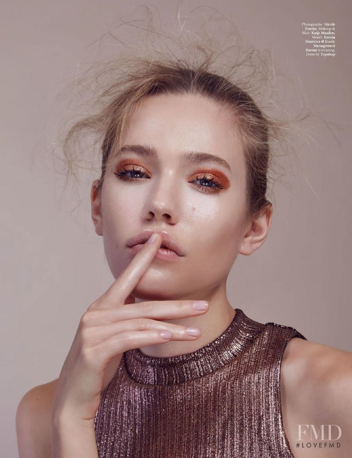 Ksenia Islamova featured in All Over Glow, April 2016