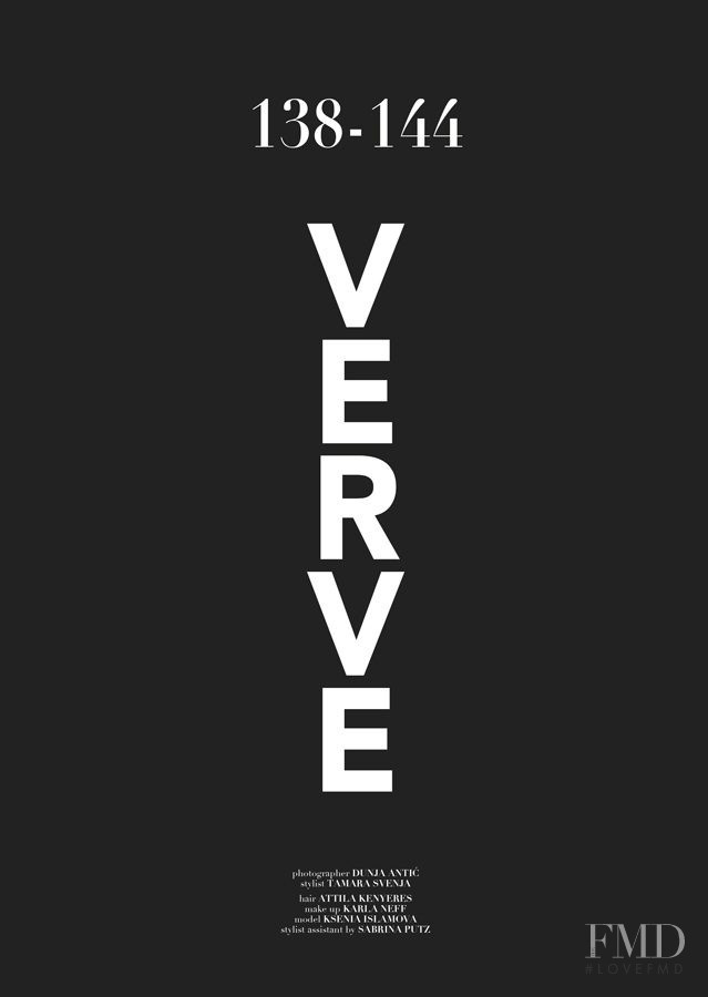 Verve, January 2016