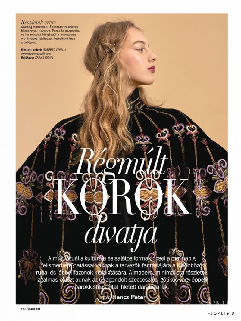 Greta Axente featured in Regmult Korok Divatja, December 2016