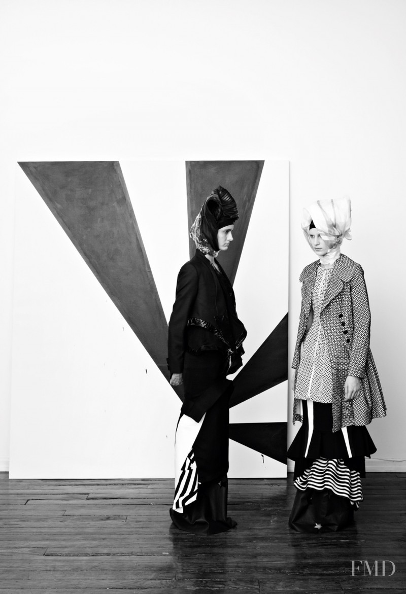 Julia Nobis featured in Gardar Eide Einarsson studio x Vanessa Reid, March 2012