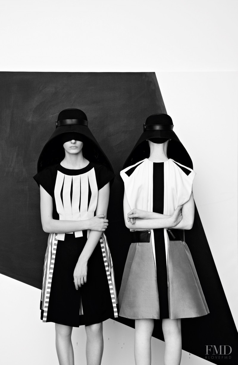 Julia Nobis featured in Gardar Eide Einarsson studio x Vanessa Reid, March 2012