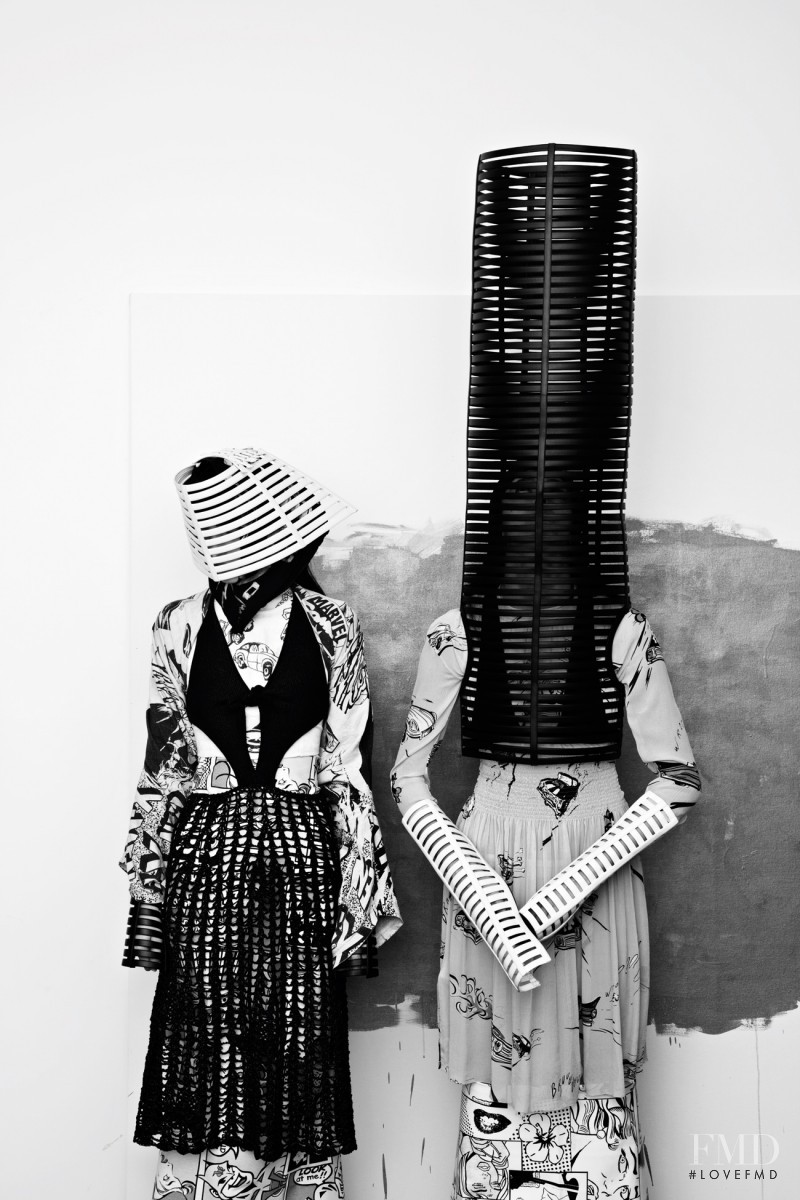 Julia Nobis featured in Gardar Eide Einarsson studio x Vanessa Reid, March 2012