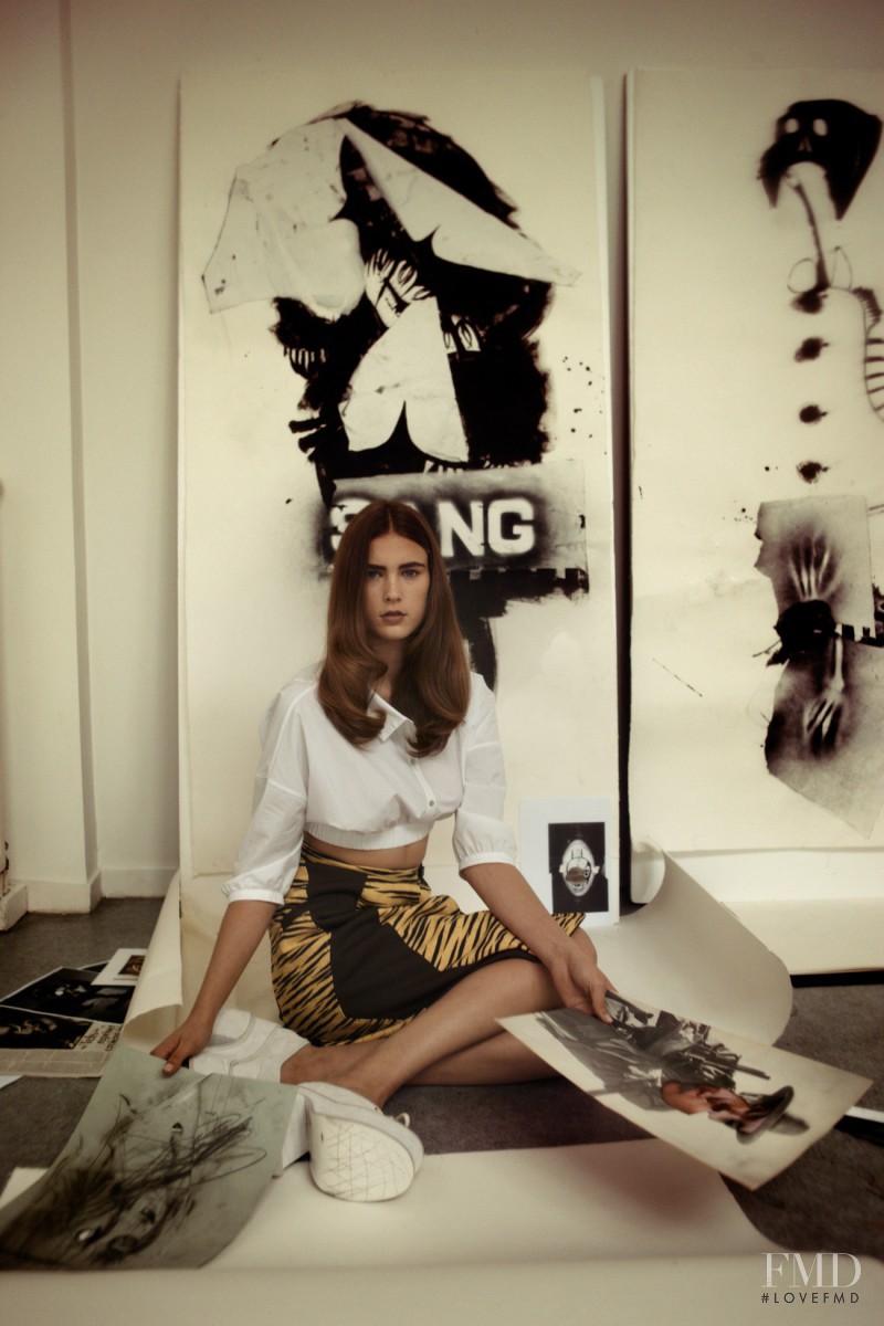 Colinne Michaelis featured in Christophe Brunnquell Studio x Camille Bidault Waddington, March 2012