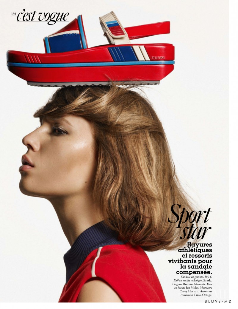 Mali Koopman featured in C’est Vogue, March 2017