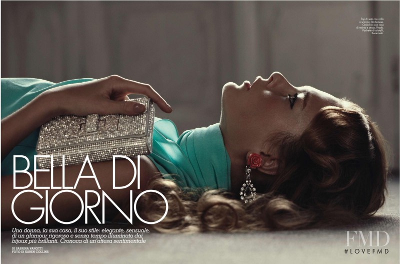 Irina Kulikova featured in Bella di Giorno, March 2012