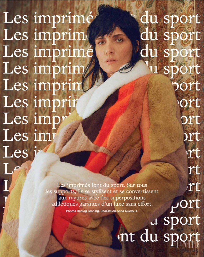 Kim Peers featured in Les imprimÃ©s du sport, March 2017