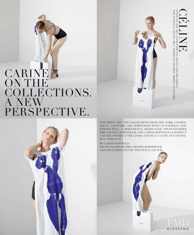 Guinevere van Seenus featured in Carine On The Collections. A New Perspective, March 2017