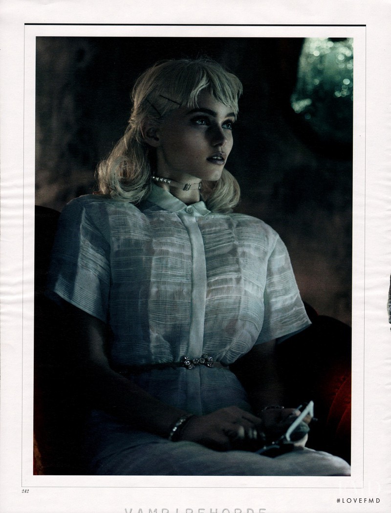 Abbey Lee Kershaw featured in As she waits, March 2012