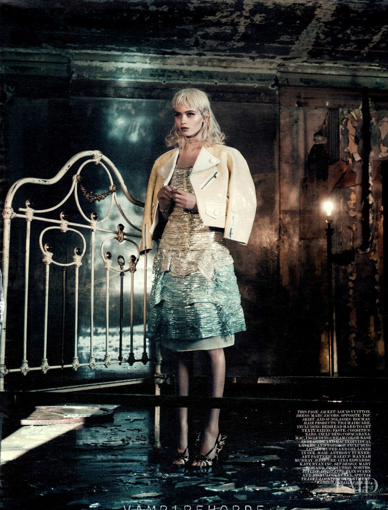 Abbey Lee Kershaw featured in As she waits, March 2012