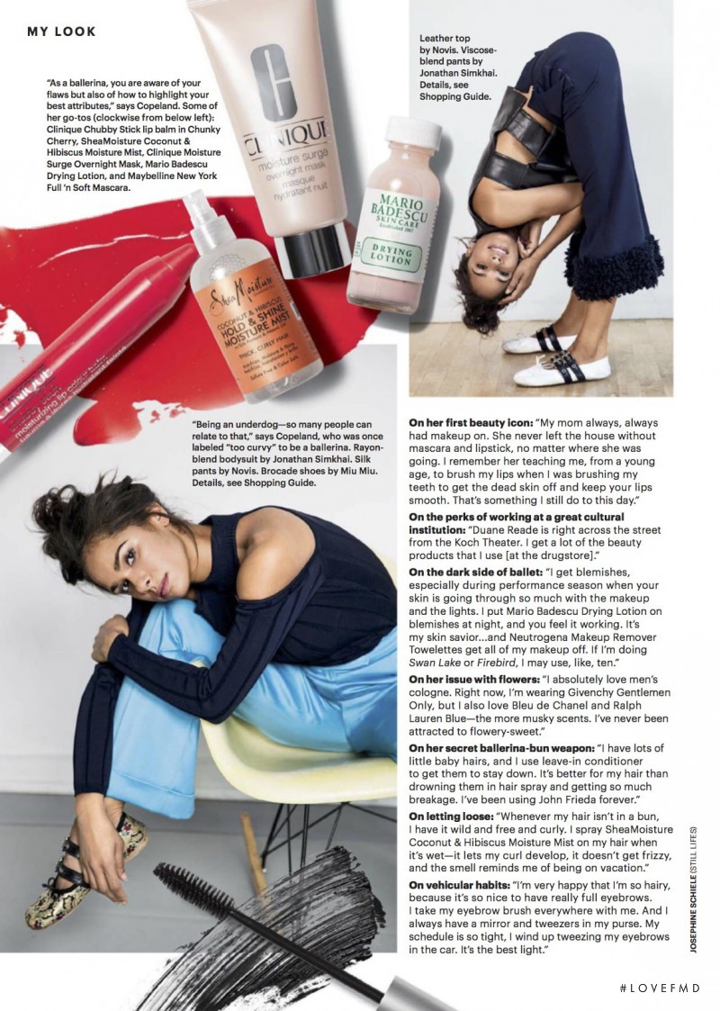 Talking Beauty with Misty Copeland, March 2017
