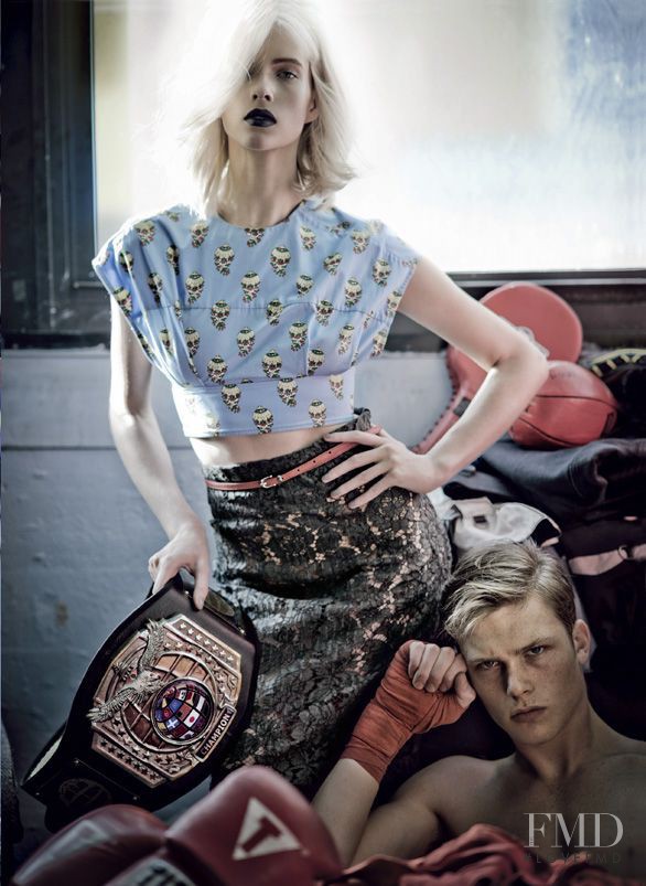 Alyona Subbotina featured in The Fighter, March 2012