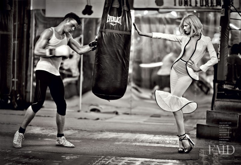 Alyona Subbotina featured in The Fighter, March 2012