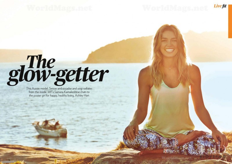Ashley Hart (I) featured in The Glow-getter, May 2014