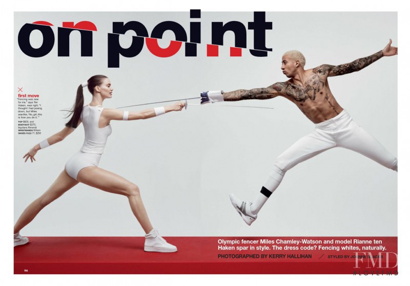 Rianne ten Haken featured in On Point, July 2016