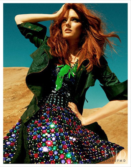 Lydia Hearst featured in Metal Fatal, March 2012